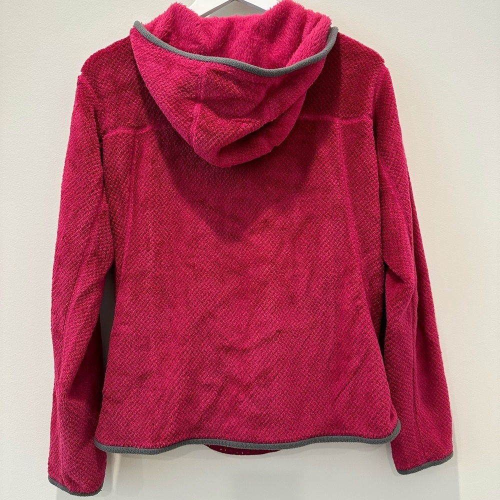 Patagonia Jacket ReTool Snap T Fleece Hoodie Sweatshirt Pink Gray Medium Soft - Picture 10 of 10